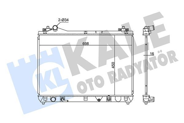 RADYATÖR AL/PL/BRZ GRAND VITARA II 346040