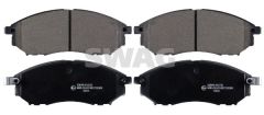 FREN BALATASI ÖN RENAULT KOLEOS 08 NISSAN NAVARA 2.5L YD25DDTi D40 4x2 4x4 10- / PATHFINDER 2.5L YD25DDTi DCi R51 17MM