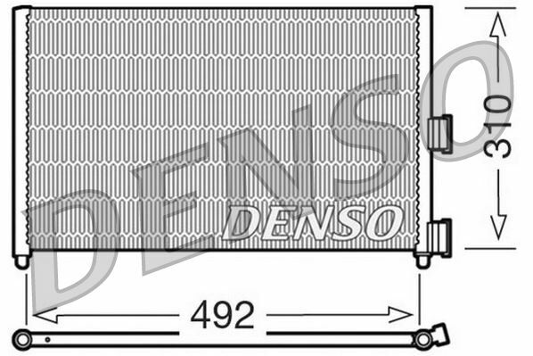 CONDENSER. AİR CONDİTİONİNG FIAT DOBLO 01-