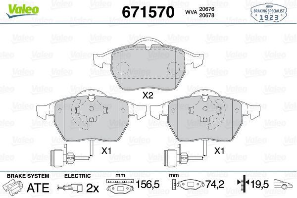ÖN BALATA FİŞLİ PASSAT A6 100 AVANT 1.8-2.0-2.5-2.6 TDI 16V