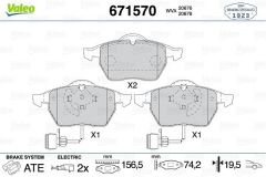 ÖN BALATA FİŞLİ PASSAT A6 100 AVANT 1.8-2.0-2.5-2.6 TDI 16V