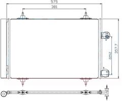 KLİMA BRAZİNG CONDENSER 508 2.0 HDİ 2008 /C5 2.0HDİ 2008 940239