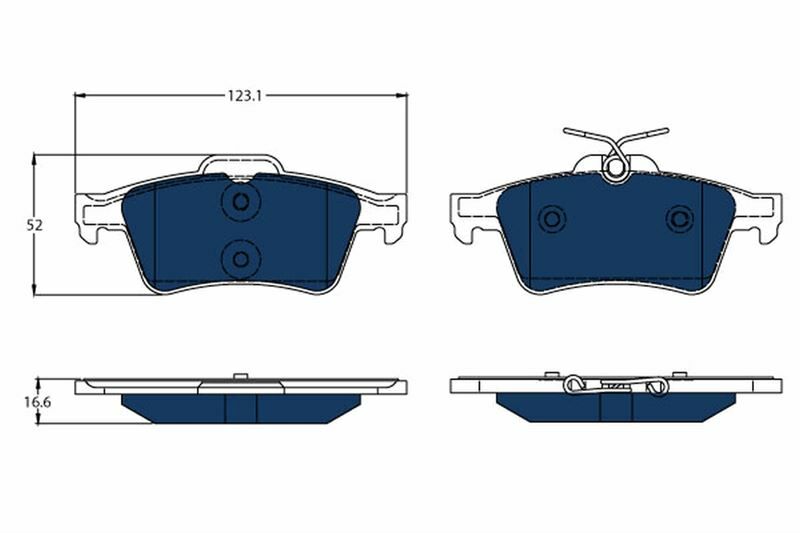 ARKA DİSK BALATA ELEKTRİKLİ ARAÇLAR İÇİN CITROEN DS5-DS DS 5 KF -PEUGEOT 3008 MPV 0U -508 I 8D