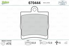 FREN BALATASI ARKA MERCEDES W203 CL203 C209 W210 R171