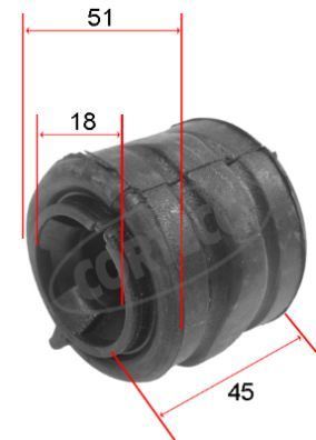 ÖN VİRAJ DEMİR LASTİĞİ 18mm PEUGEOT PARTNER-BERLINGO 98 11 P306 94 02 XSARA 97 05 ZX 93 97