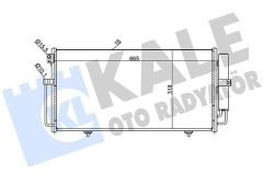 KLİMA KONDENSERİ SUBARU IMPREZA AL-AL 670X318X16