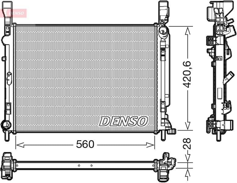 RADİATOR. ENGİNE COOLİNG RENAULT KANGOO 08-