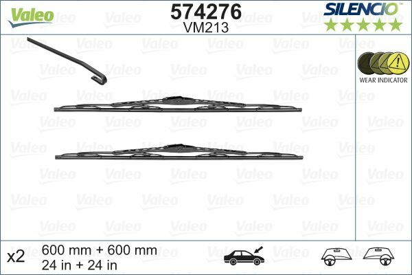 SİLECEK SILENCIO 60 60 x2 VM213 MERIVA-ZAFIRA 116337
