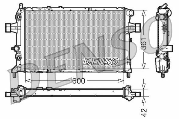 RADİATOR. ENGİNE COOLİNG OPEL ASTRA G 98-09