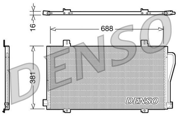 CONDENSER. AİR CONDİTİONİNG OPEL ARENA 97-01