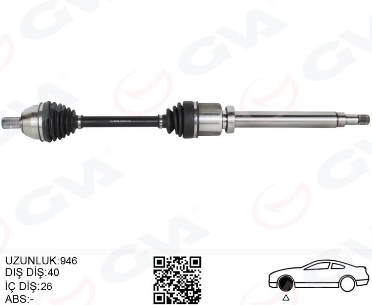 ÖN AKS KOMPLE SAĞ FORD MONDEO IV 2.0 TDCI-1.6 TDCI 07 14- GALAXY 2.0 TDCI 07 14 S-MAX 2.0 VOLVO S60 II D3-D4-D5 12 15 S80 II 2.5 T -2.0 TDCI -2.4 D- D5 V60 D3 -D4-D5-2.4 D5 V70 III D3