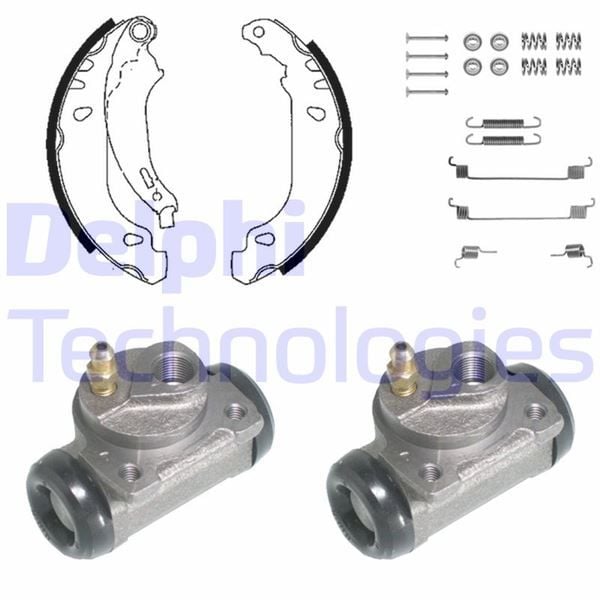 FREN PABUÇ KİTİ ARKA PEUGEOT 206 09/98