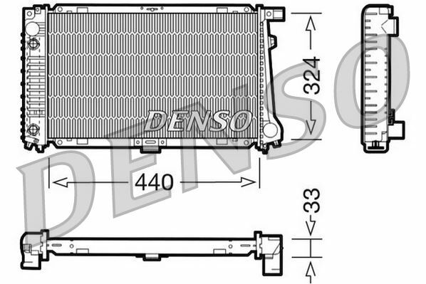 RADİATOR. ENGİNE COOLİNG BMW 3 E30 82-94