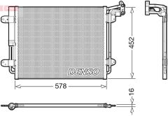 CONDENSER. AİR CONDİTİONİNG VW TIGUAN 5N 07-18