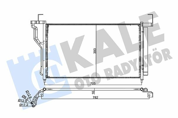 KONDENSER HYUNDAI H-1 08- AL/AL
