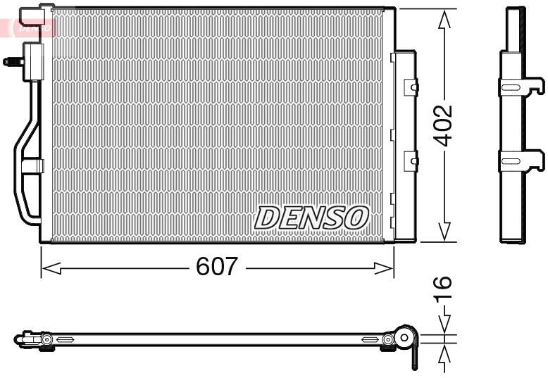 CONDENSER. AİR CONDİTİONİNG CHEVROLET AVEO T300 11-