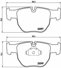 ÖN BALATA LANDROVER RANGE ROVER III 3.0D 2002-2012 3.6D 2006-2012 4.2 2005-2012 4.4 2002-2012 SFC500080