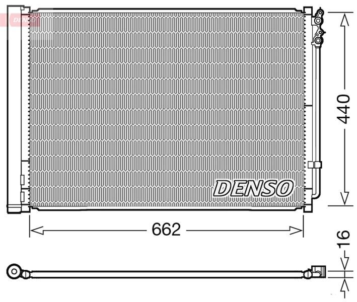 CONDENSER. AİR CONDİTİONİNG BMW 5 F10. F11 10-16