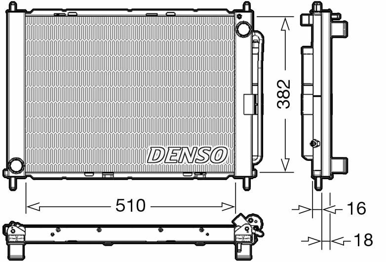 RADİATOR - MODULE - ENGİNE COOLİNG RENAULT TWINGO II 07-