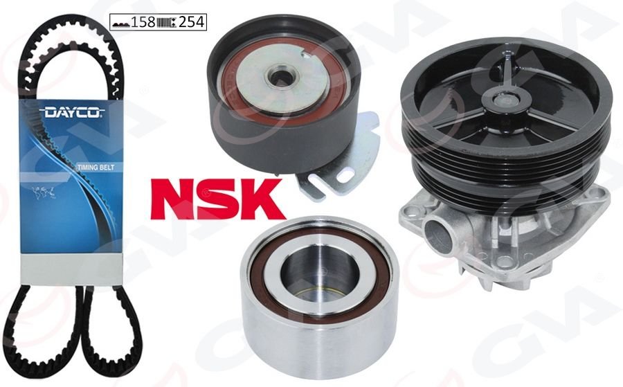 DEVİRDAİMLİ EKSANTRİK GERGİ KİTİ 158x254 BRAVA 95-01 -DOBLO 01- -PALIO-ALBEA 96- -MAREA 97-02 1.6
