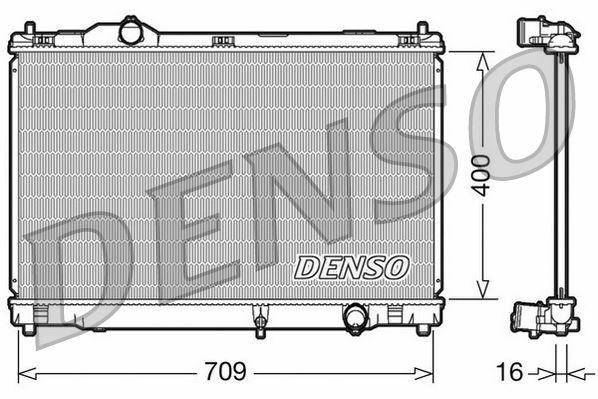 RADİATOR. ENGİNE COOLİNG LEXUS GS 05-11