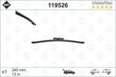SWF VisioFlex Flat Blade X1 340 mm ARKA BMW X1. MERCEDES BENZ CLA CLS