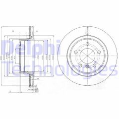 FREN DİSKİ ÇİFTLİ PAKET . DELİKLİ ARKA BMW Z4 02/2003 07/2013