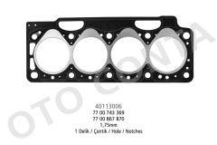 SİLİNDİR KAPAK CONTASI 1 ÇENTİK 1.75MM R19-EXPRESS-CLIO-MEGANE 88 1.9D F8Q
