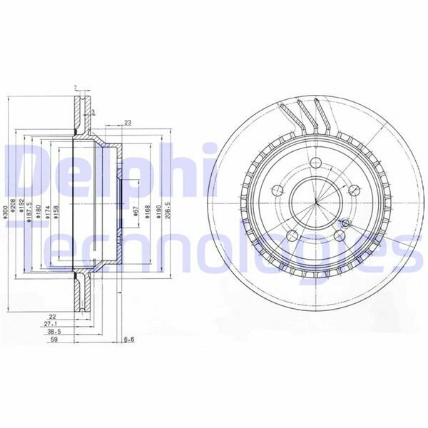 FREN DISKI ARKA MERCEDES W211 W212 S212 C218 C219 X204
