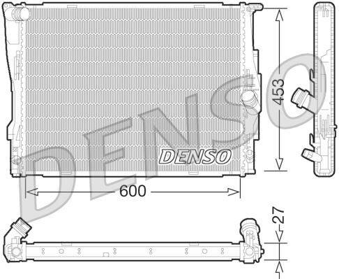 RADİATOR. ENGİNE COOLİNG BMW 1 E81. E87 03-12