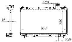 RADYATÖR BRAZİNG CIVIC 01 350x660x16