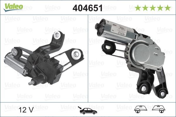 SİLECEK MOTORU ARKA SKODA FABIA 99-07