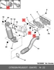 EGSOZ MANİFOLT SOMUNU PEUGEOT-CITROEN-OPEL