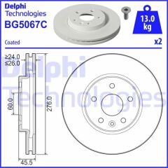 ÖN FREN AYNASI ASTRA K 15 15 İNÇ / 5 DELİK 276x26x5DL HAVALI