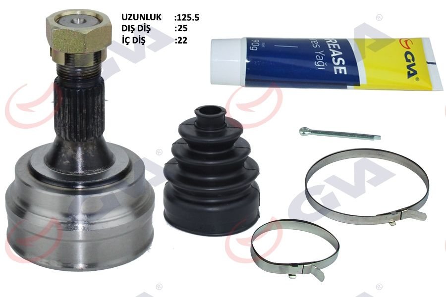AKS KAFASI DIŞ ÖN PEUGEOT 306 1.6 93-00 25x22x54.8 127mm