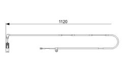 ARKA BALATA FİŞİ İKAZ KABLOSU LANDROVER RANGEROVER III 02-12