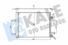 KONDENSER CITROEN C4-SPACETOURER-JUMPY-PEUGEOT 308 II-3008 SUV-508 II-EXPERT-TRAVELLER-EXPERT AL/AL