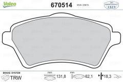 ÖN BALATA FREELANDER 1.8 16V 00 06 2.0TD4 00 06 2.5 V6 00 06 RANGEROVER 3.0TD6 02 12
