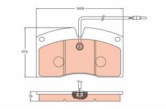 DİSK BALATA ARKA RENAULT R 89