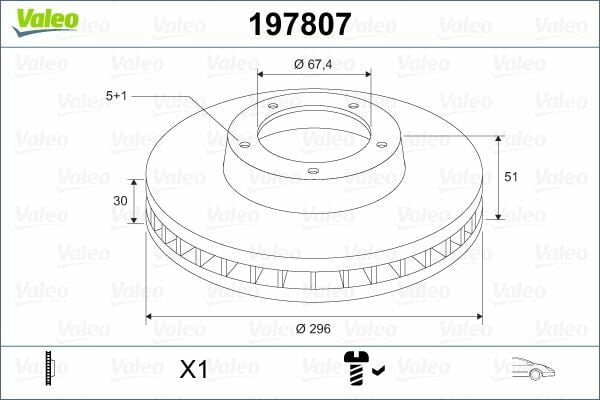 ÖN FREN AYNASI INSIGNIA A 08 SAAB 9-5 YS3G 10 16 JANT 296x30x5DLxHAVALI 13501307-569063