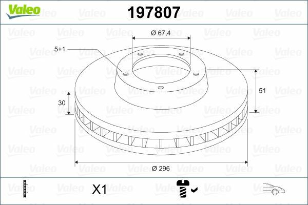 ÖN FREN AYNASI INSIGNIA A 08 SAAB 9-5 YS3G 10 16 JANT 296x30x5DLxHAVALI 13501307-569063