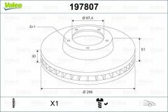 ÖN FREN AYNASI INSIGNIA A 08 SAAB 9-5 YS3G 10 16 JANT 296x30x5DLxHAVALI 13501307-569063