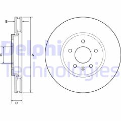 ÖN FREN AYNASI 17 INÇ ASTRA J 09 ZAFIRA C 11 321x30x28/5D/HAVALI 13502826