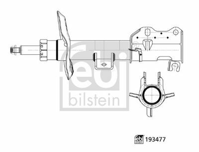 AMORTISOR ON GAZLI MERCEDES VITO W639 10 14