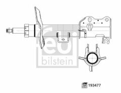 AMORTISOR ON GAZLI MERCEDES VITO W639 10 14