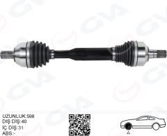 ÖN AKS KOMPLE SOL VOLVO XC60 I 10 15 D3-D4-T5-T6 XC60 II 15 D4 OTOMATİK ŞANZIMAN 8 VİTES