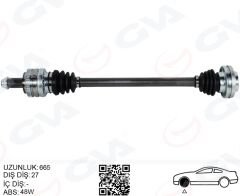 KOMPLE AKS ARKA SAĞ BMW E81 E82 E87 E90 E91 E92 E93 665MM OTOM. SANZ.
