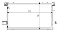 KLİMA KONDENSERİ AVENSİS 2.0D4D 03 OTO.-MEK.