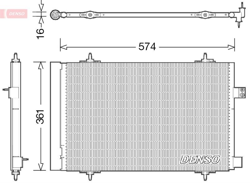 KLİMA RADYATÖRÜ KONDANSÖR P407 04 11 P508 10 18 C5 04 17 1.6-1.8-2.0 VTI-HDI