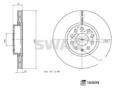FREN DİSKİ VW FEBI 184699